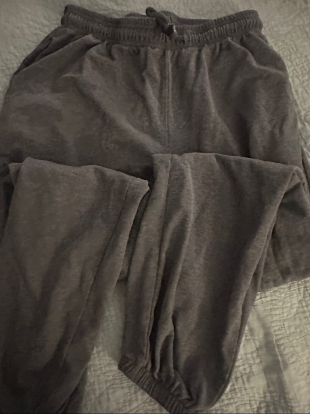 Cozy Charcoal Gray Drawstring Joggers
